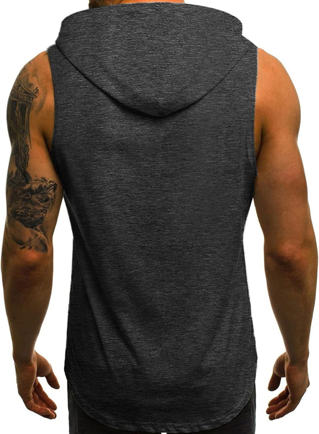 BABIOBOA Men's Workout Sleeveless Tank Tops Sleeveless Hoodies