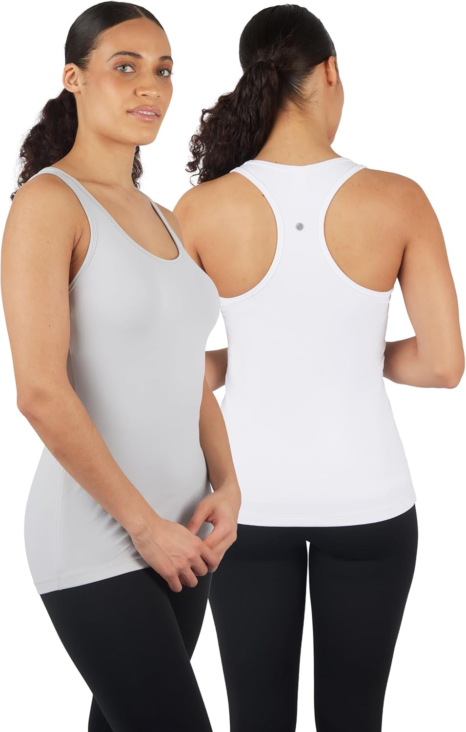 2 Pack Ultra Soft Lightweight Racerback Tank Top