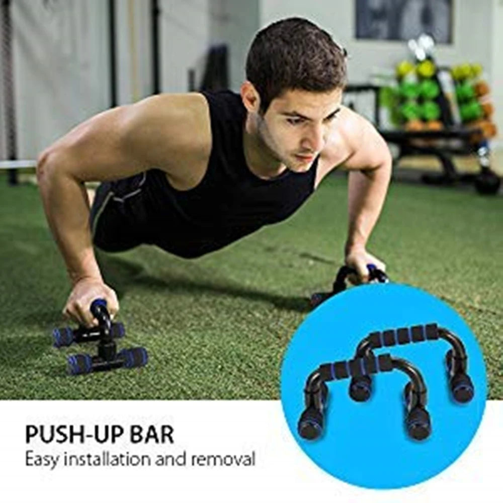 1Pair I-Shaped Push-Up Rack Fitness Equipment Hand Sponge Grip Muscle Training Push up Bar Chest Home Gym Body Building